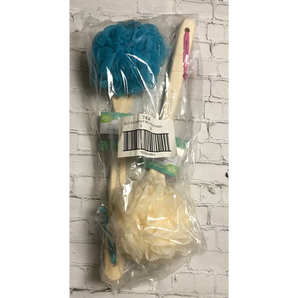 2 Pack Ecotools EcoPouf Bath Brush